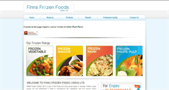 Desktop Screenshot of finnsfrozenfoods.com